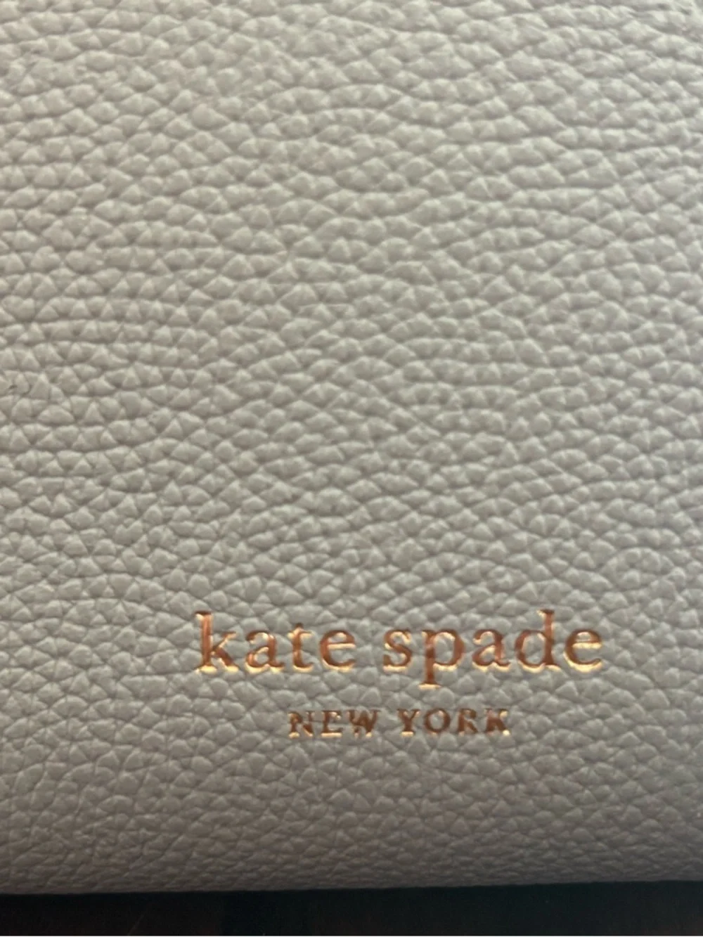 Set of 2 Kate Spade Wallet/Clutch Purses, Grey & Black - Picture 3 of 11